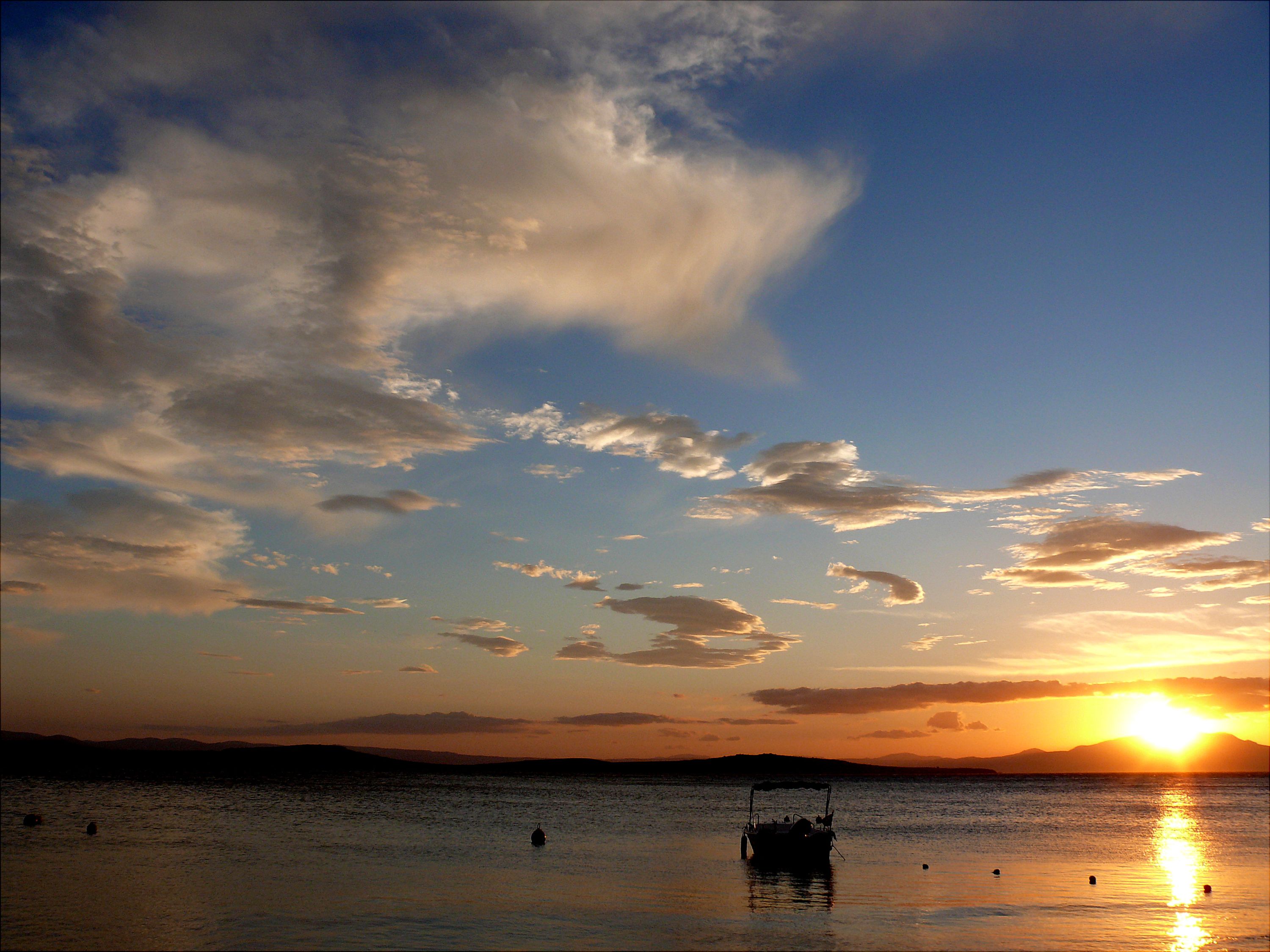 Sunset in autumn