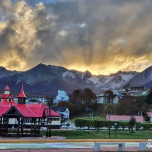 Paseo de las rosas, Ushuaia, Tierra Del Fuego, Argentina