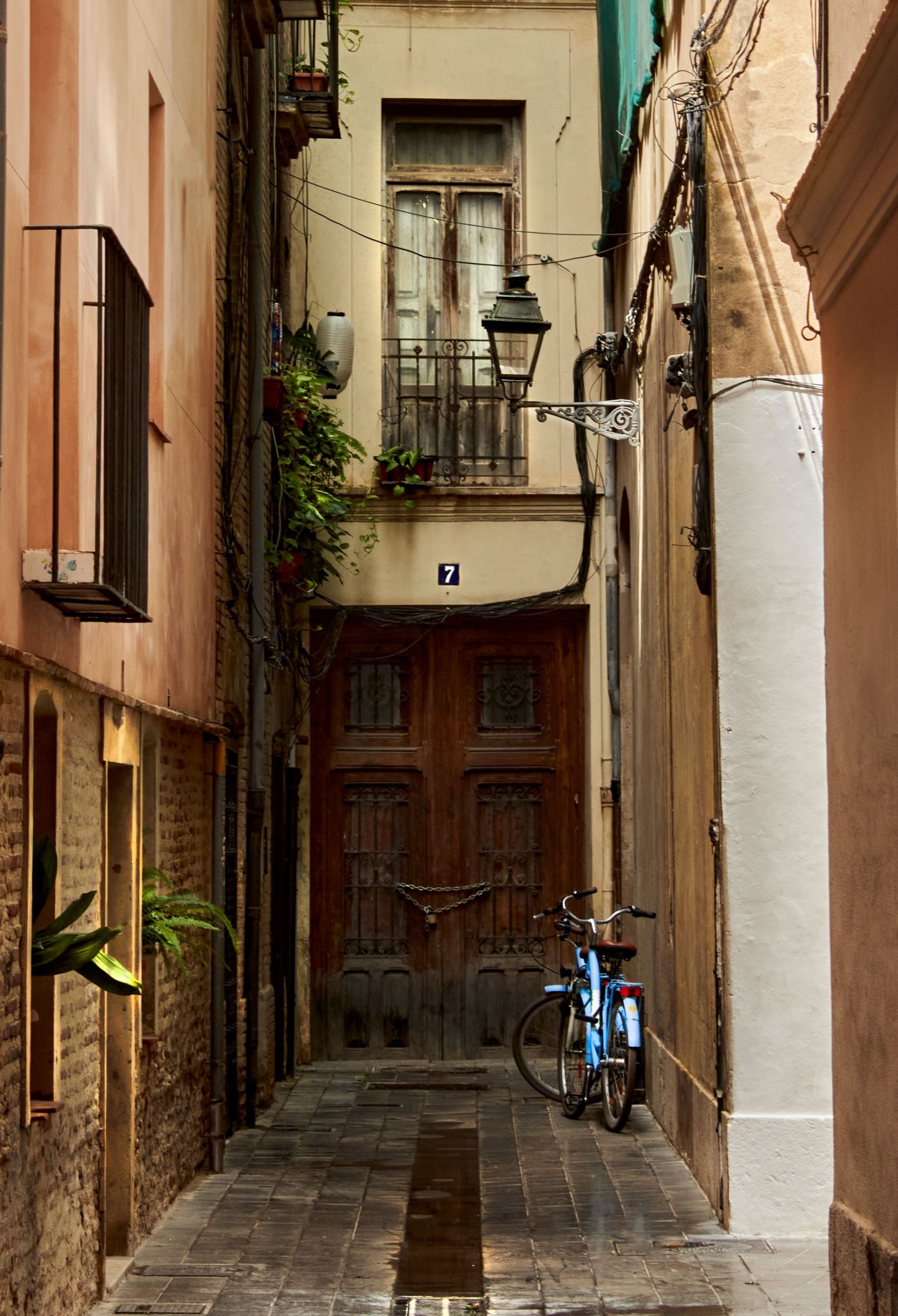 Blue bike